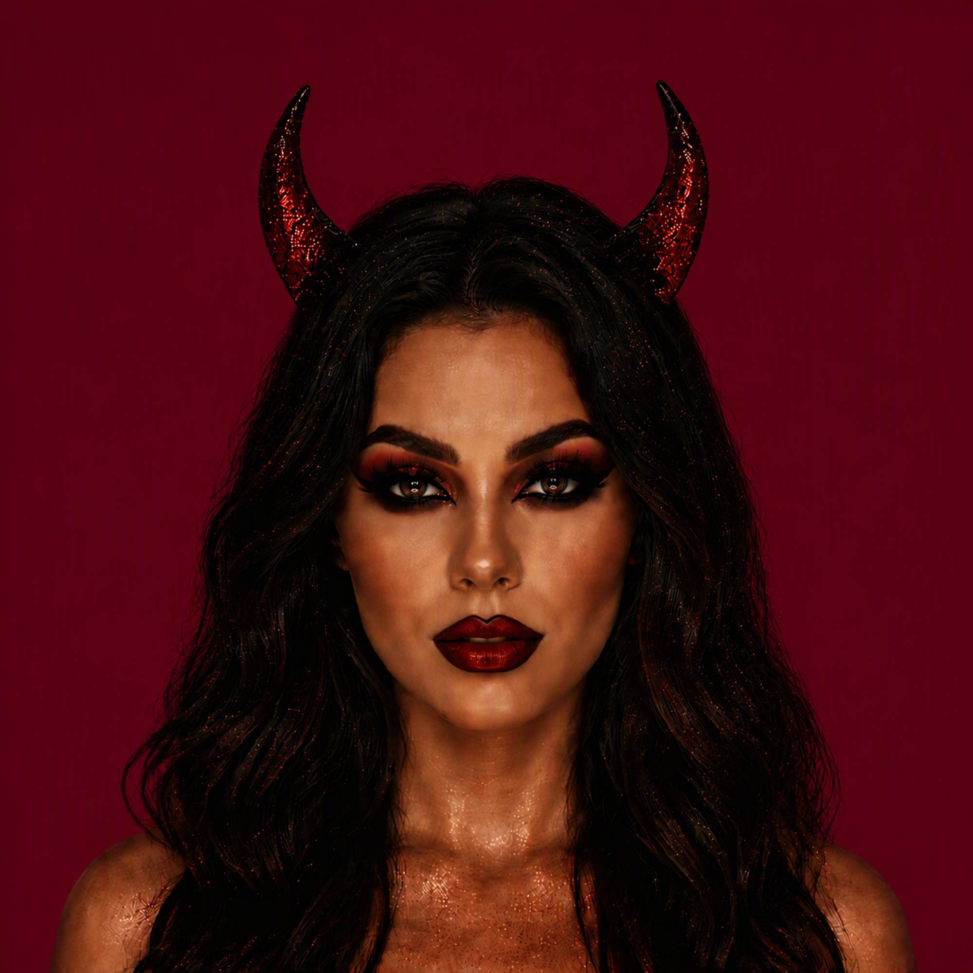 Produits de maquillage pour réaliser un look Crazy Diabla